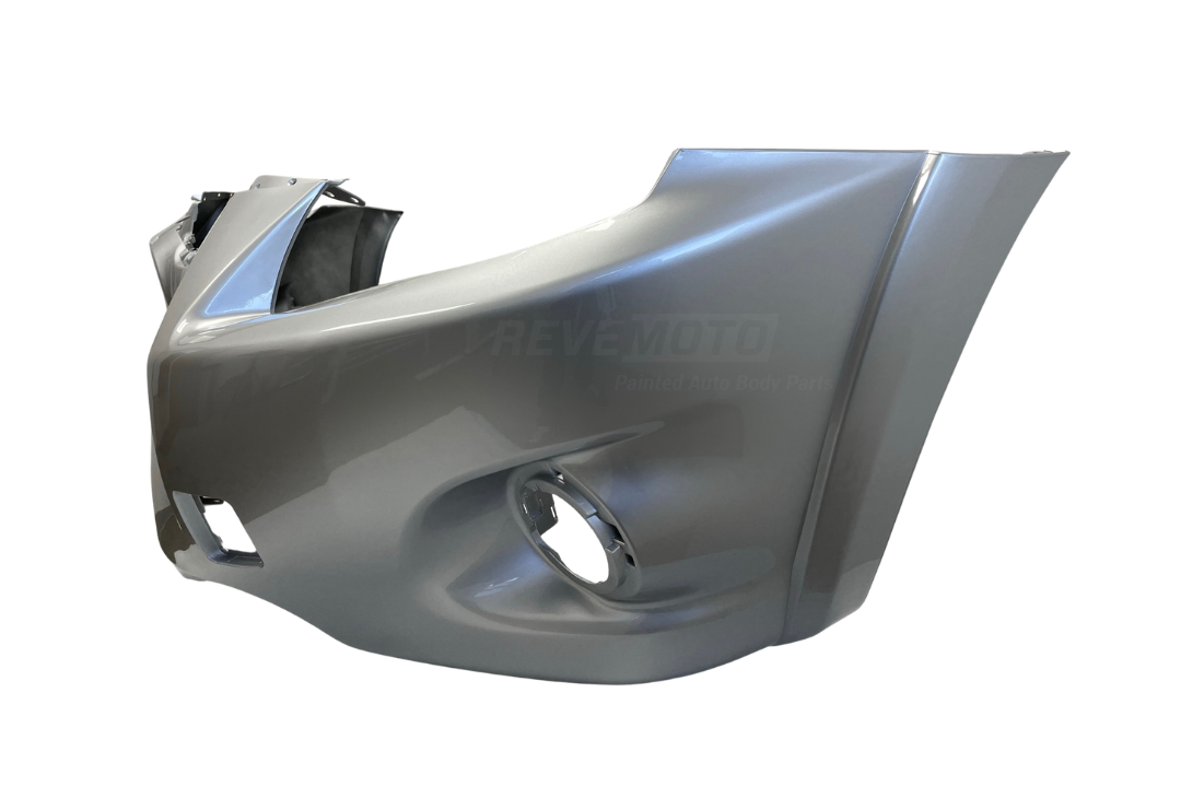 2009-2012 Toyota RAV4 Front Bumper Painted (WITH: Flare Holes) Classic Silver Metallic (1F7) 5211942971 ReveMoto Painted Auto Parts Replacement 