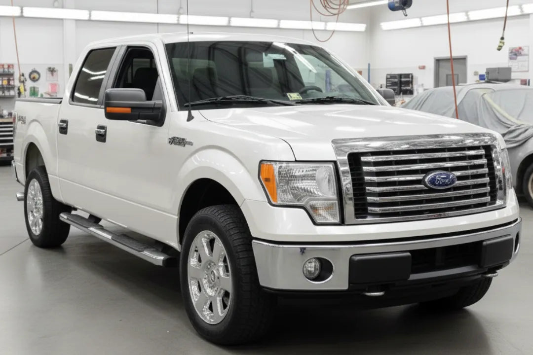 2009-2014 Ford F150 Fender Flare Painted (Set of 4) FLR1413 White Platinum Pearl (UG)