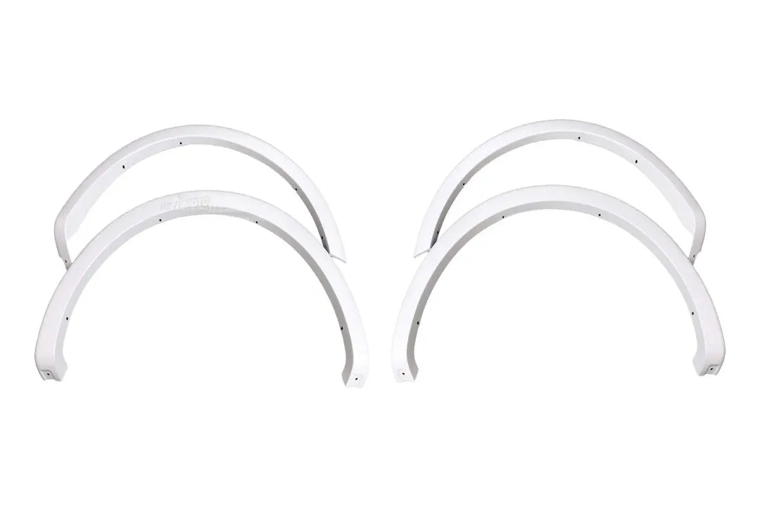 2009-2014 Ford F150 Fender Flare Painted (Set of 4) White Platinum Tricoat (UG) FLR1413 ReveMoto Replacement Painted Car Parts Painted Auto Parts