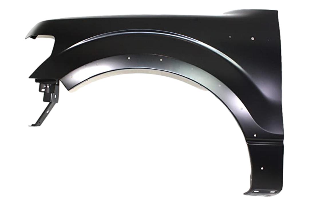 2009-2014 Ford F150 Fender Painted (WITH- Wheel Opening Molding Holes) Left Driver Side BL3Z16006B FO1240273_