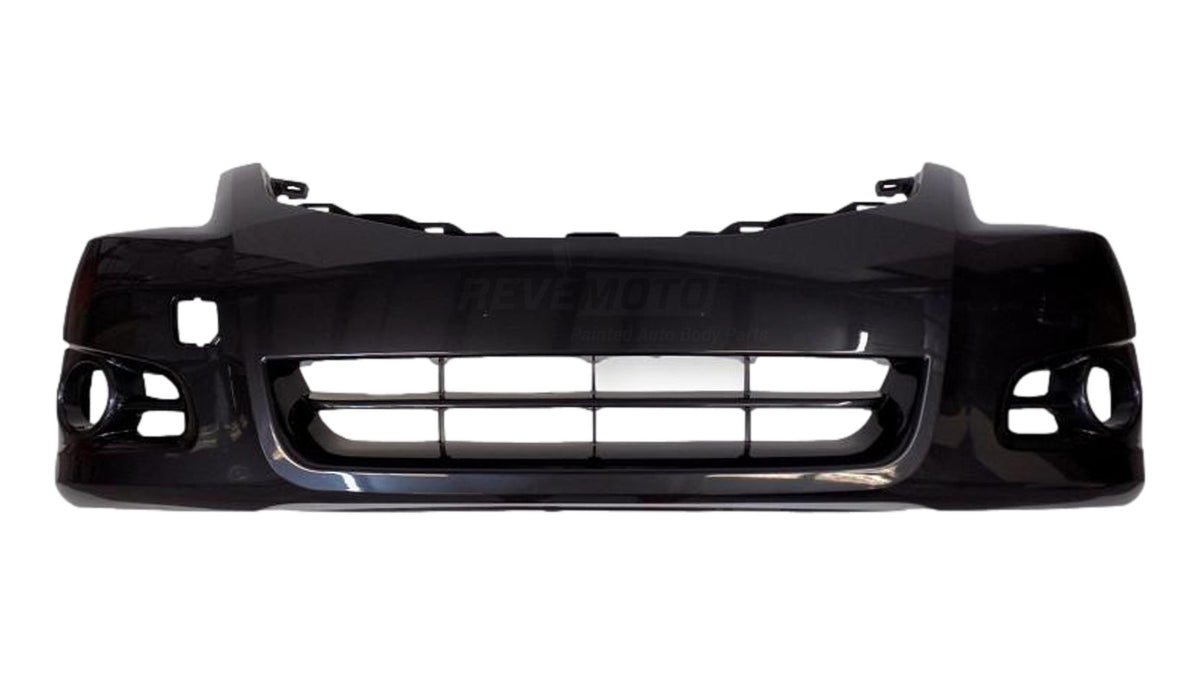 2010-2012 Nissan Altima Front Bumper Painted (Sedan/Hybrid) Dark Slate Metallic (K50) 62022ZX00H NI1000268 ReveMoto Painted Auto Parts Replacement