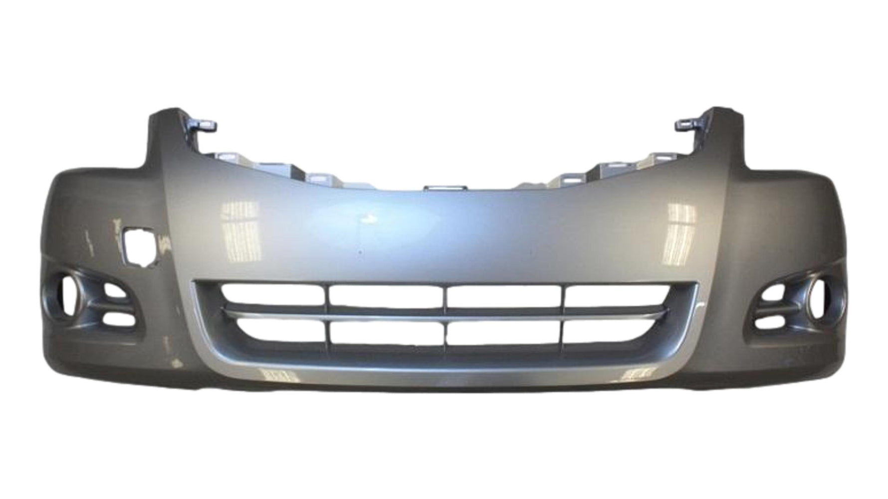 2010-2012 Nissan Altima Front Bumper Painted (Sedan/Hybrid) Liquid Platinum Metallic (K23) 62022ZX00H NI1000268 ReveMoto Painted Auto Parts Replacement