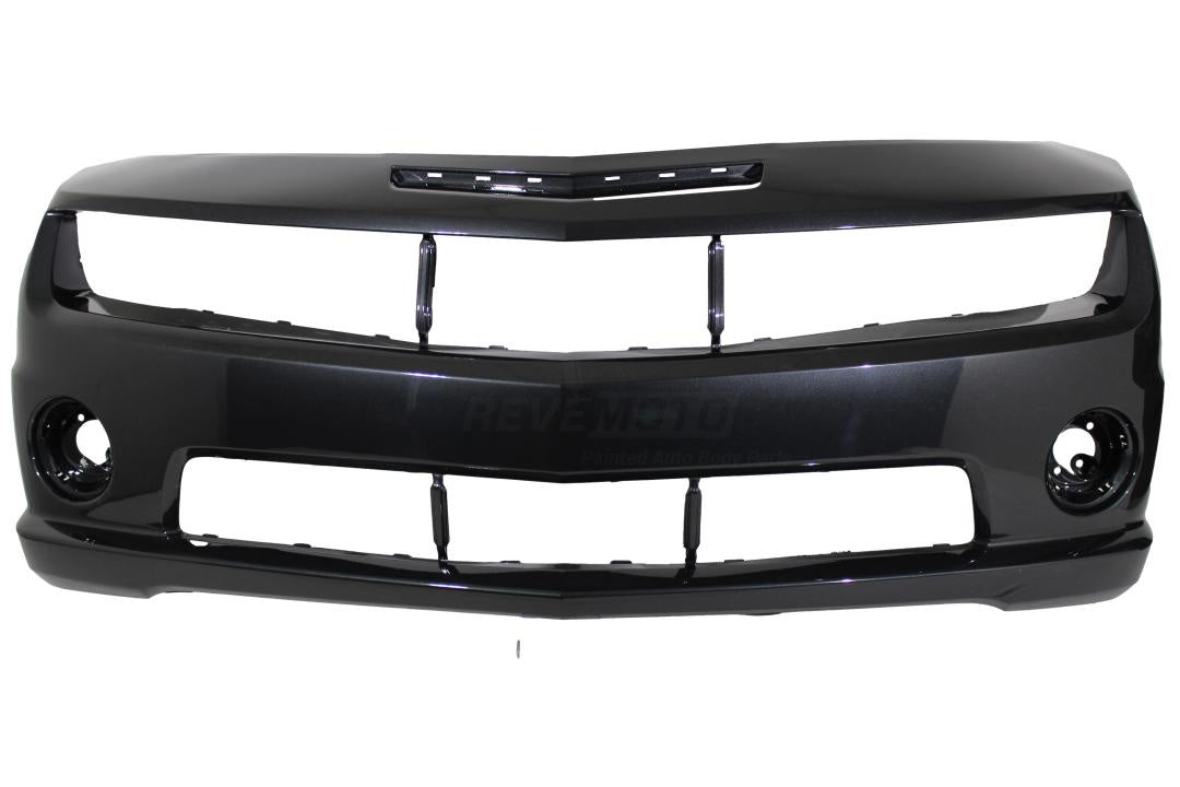 2010-2013 Chevrolet Camaro Front Bumper Painted (SS Models) Ashen Gray Metallic (WA810T) 92236547 GM1000905 ALT TXT - ReveMoto Painted Auto Parts Replacement