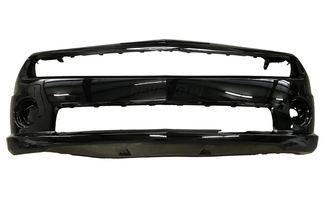 2010-2013 Chevrolet Camaro Front Bumper Painted (SS Models) Black (WA8555) 92236547 GM1000905 ReveMoto Painted Auto Parts Replacement