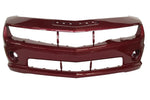 2010-2013 Chevrolet Camaro Front Bumper Painted (SS Models) Red Jewel Tintcoat Metallic (WA301N) 92236547 GM1000905 ReveMoto Painted Auto Parts Replacement