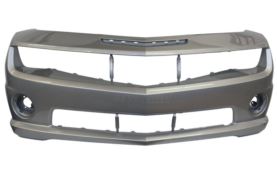 2010-2013 Chevrolet Camaro Front Bumper Painted Switchblade Silver Metallic (WA636R) (SS Models) 92236547 GM1000905 ReveMoto Painted Auto Parts Replacement