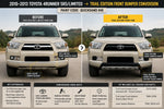 2010-2013 Toyota 4Runner SR5/Limited to Trail Edition Front Bumper Conversion - Before and After Image Conversion