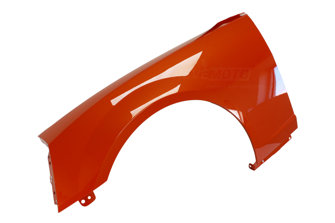 2010-2015 Chevrolet Camaro Driver-Side Fender Inferno Orange Metallic (WA502Q) 20943621 GM1240365 ReveMoto Painted Auto Parts Replacement