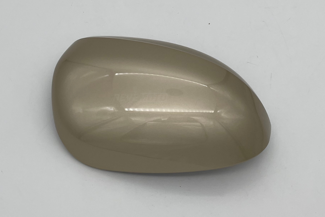 2010-2015 Toyota Prius Side View Mirror Cover Painted (OEM | Right; Passenger-Side) Sandy Beach Metallic (4T8) 8791547020 ReveMoto Painted Auto Body Parts