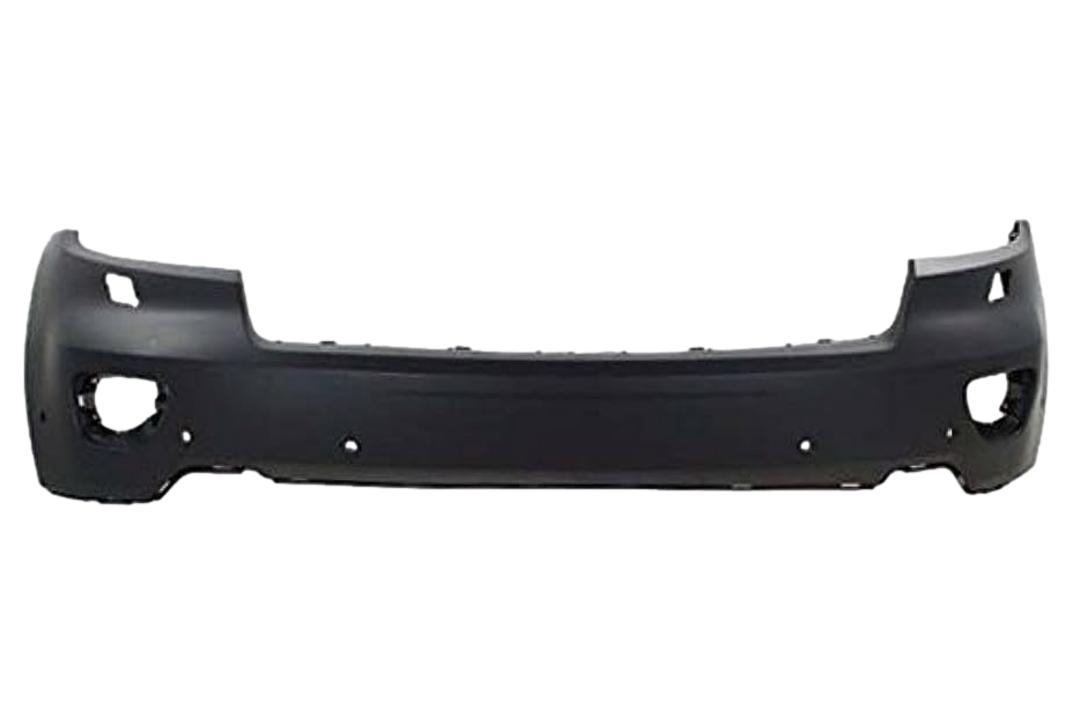 2011-2013 Jeep Grand Cherokee Front Bumper Painted_Upper__WITH-Fog Light Holes_Head Light Washer Holes_Park Assist Sensor Holes_Except SRT8__68078269AB_CH1000980