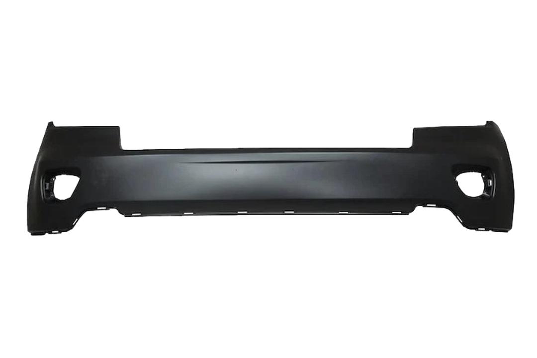 2011-2013 Jeep Grand Cherokee Front Bumper Painted_Upper__WITHOUT-Head Light Washer Holes_Park Assist Sensor Holes_ Chrome Insert_68078268AB_CH1000979