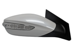 2011-2014 Hyundai Sonata Side View Mirror Painted (WITH: Heat, Turn Signal Light | WITHOUT: Eco Models) Diamond White Pearl (WW7) 876203Q110 HY1321168 