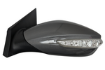 2011-2014 Hyundai Sonata Side View Mirror Painted (WITH: Heat, Turn Signal Light | WITHOUT: Eco Models) Harbor Gray Metallic (P3G) 876103Q110 HY1320168
