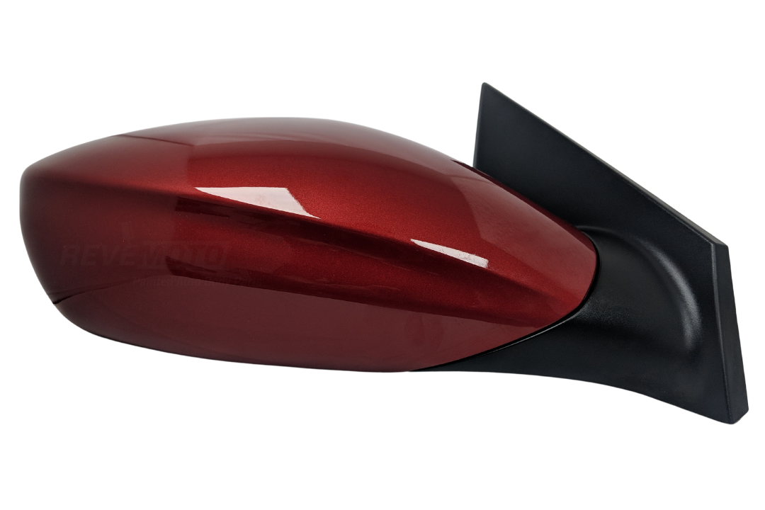 2011-2014 Hyundai Sonata Side View Mirror Painted (WITH: Heat | WITHOUT: Turn Signal Light, Eco Models) Sparkling Ruby Metallic (TR4) 876203Q010 HY1321166