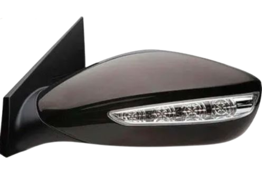 2011-2014 Hyundai Sonata : Side View Mirror Painted (WITH: Turn Signal Light | WITHOUT: Heat, Eco Models) 876103Q100 HY1320167 
