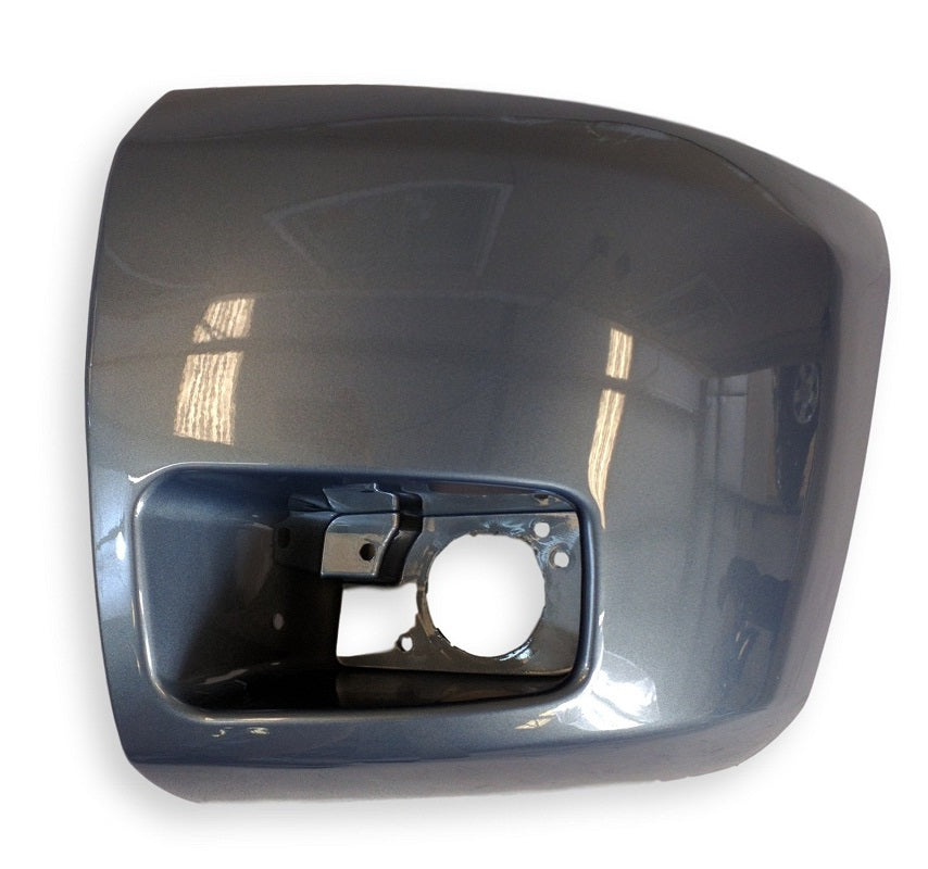2011 Chevrolet Silverado Front Bumper End Painted Evolution Blue Metallic (WA718S), With Foglight Hole ReveMoto Painted Auto Body Parts