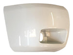 2010 Chevrolet Silverado Passenger-Side Front Bumper End Cap (With Foglight Hole) Painted White Diamond Pearl (WA800J)
