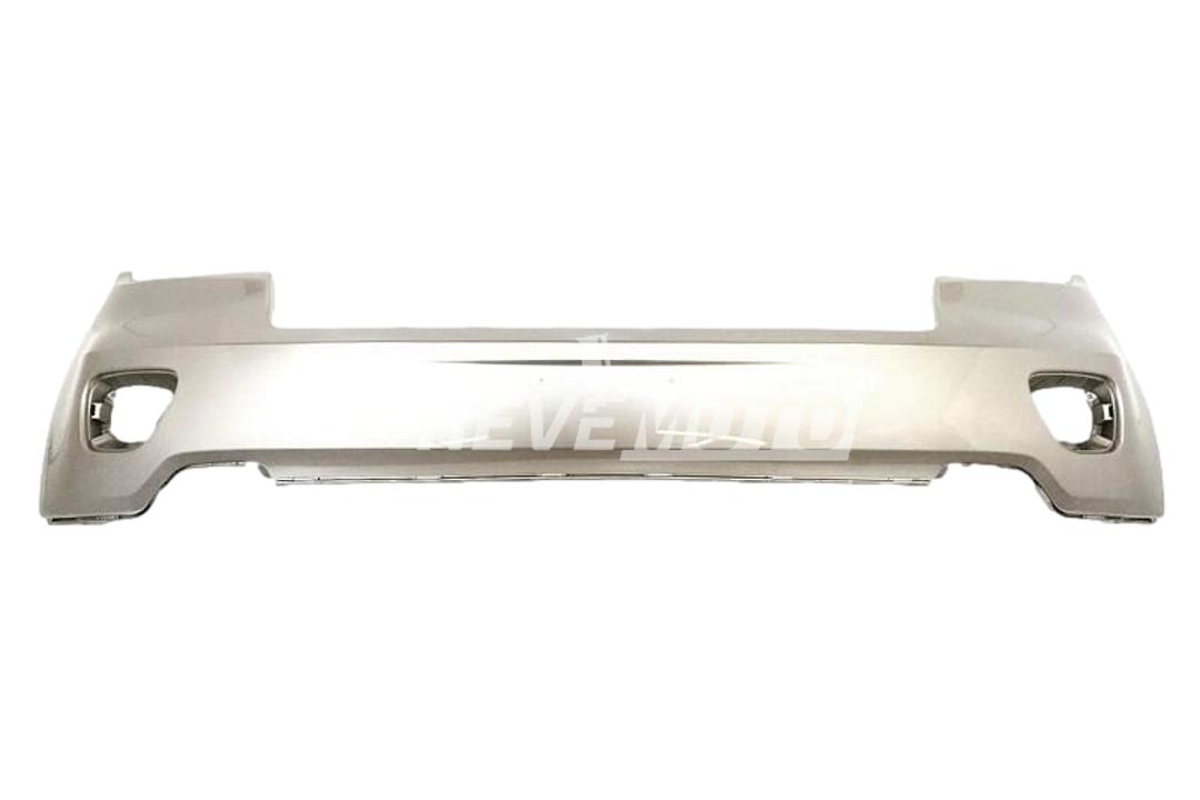 2011-2013 Jeep Grand Cherokee Front Bumper Painted (Upper)_WITHOUT: Head Light Washer Holes, Park Assist Sensor Holes, Chrome Insert_Bright_Silver_Metallic_PS2_ 68078268AB_ CH1000979