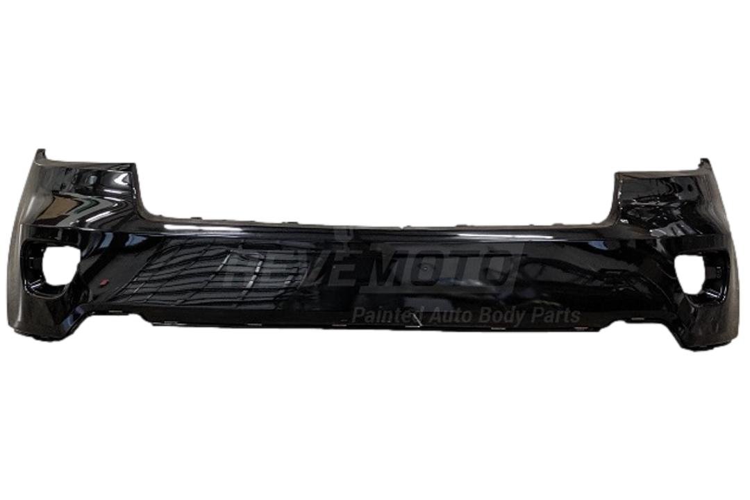 2011-2013 Jeep Grand Cherokee Front Bumper Painted (Upper)_WITHOUT: Head Light Washer Holes, Park Assist Sensor Holes, Chrome Insert_Brilliant_Black_Pearl_PXR_ 68078268AB_ CH1000979
