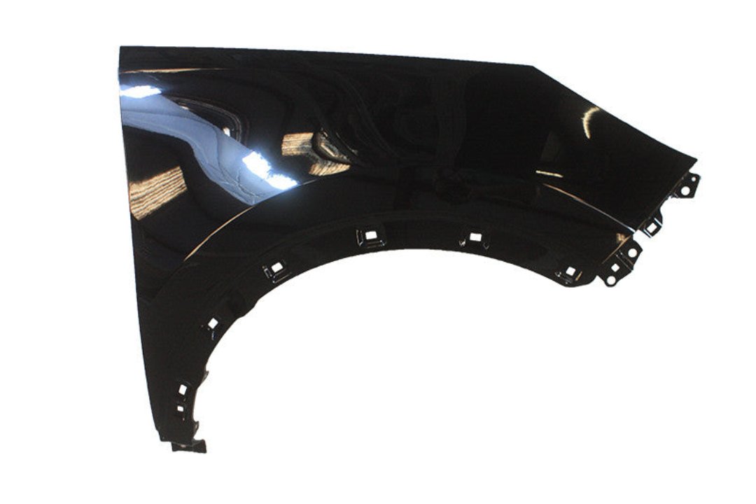 2014 Kia Sportage Fender Painted Black Cherry Metallic 9P Right Passenger-Side 663213W000 KI1241136 ReveMoto Replacement Painted Auto Parts
