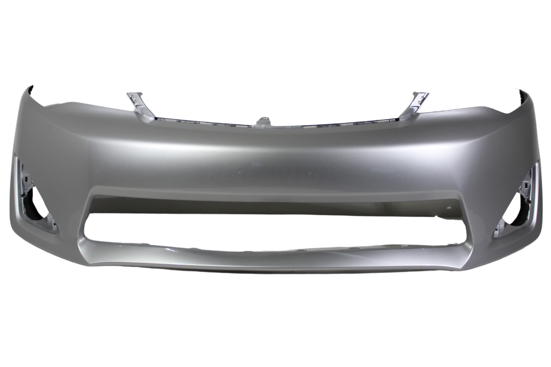 2012-2014 Toyota Camry Front Bumper Painted Classic Silver Metallic (1F7) 5211906974 TO1000378 ReveMoto Painted Auto Parts Replacement 