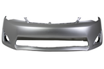 2012-2014 Toyota Camry Front Bumper Painted Classic Silver Metallic (1F7) 5211906974 TO1000378 ReveMoto Painted Auto Parts Replacement 
