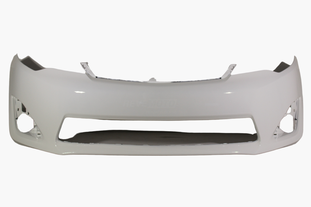 2012-2014 Toyota Camry Front Bumper Painted Super White II (040) 5211906974 TO1000378 ReveMoto Painted Auto Parts Replacement 