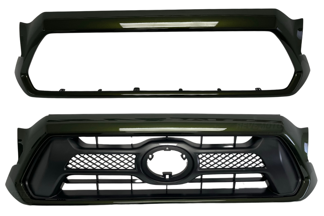 2012-2015 Toyota Tacoma Grille Painted Spruce Mica (6V4) 5310004471 TO1200349