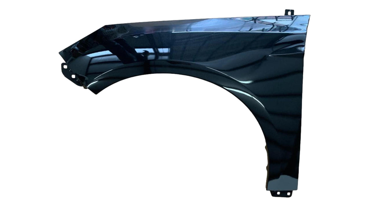 12862 2012-2018 Ford Focus Fender Painted Left, Driver-Side Tuxedo Black Metallic (UH), Without Side Lamp Holes BM5Z16006B FO1240287