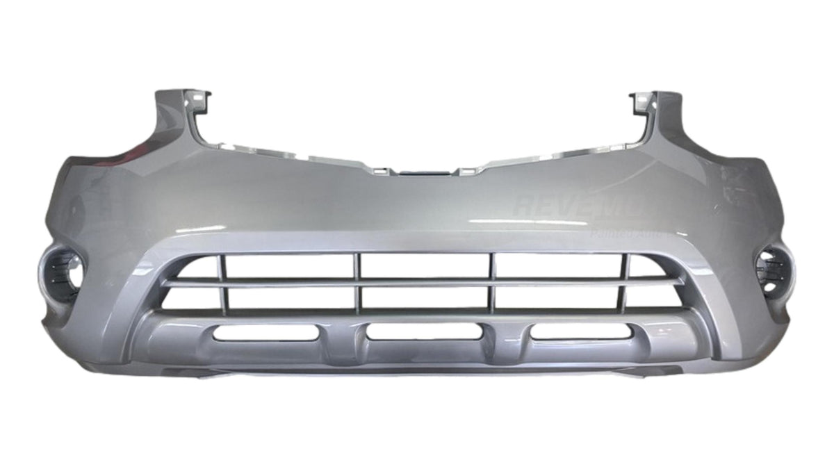 2011-2015 Nissan Rogue Front Bumper Painted Liquid Platinum Metallic (K23) S,SL,SV Models 620221VK0H