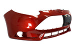 2013-2014 Ford Focus Front Bumper Painted (For ST Hatchback Models) Ruby Red Metallic (RR) |CM5Z17D957BBPTM ReveMoto Painted Auto Parts Replacement