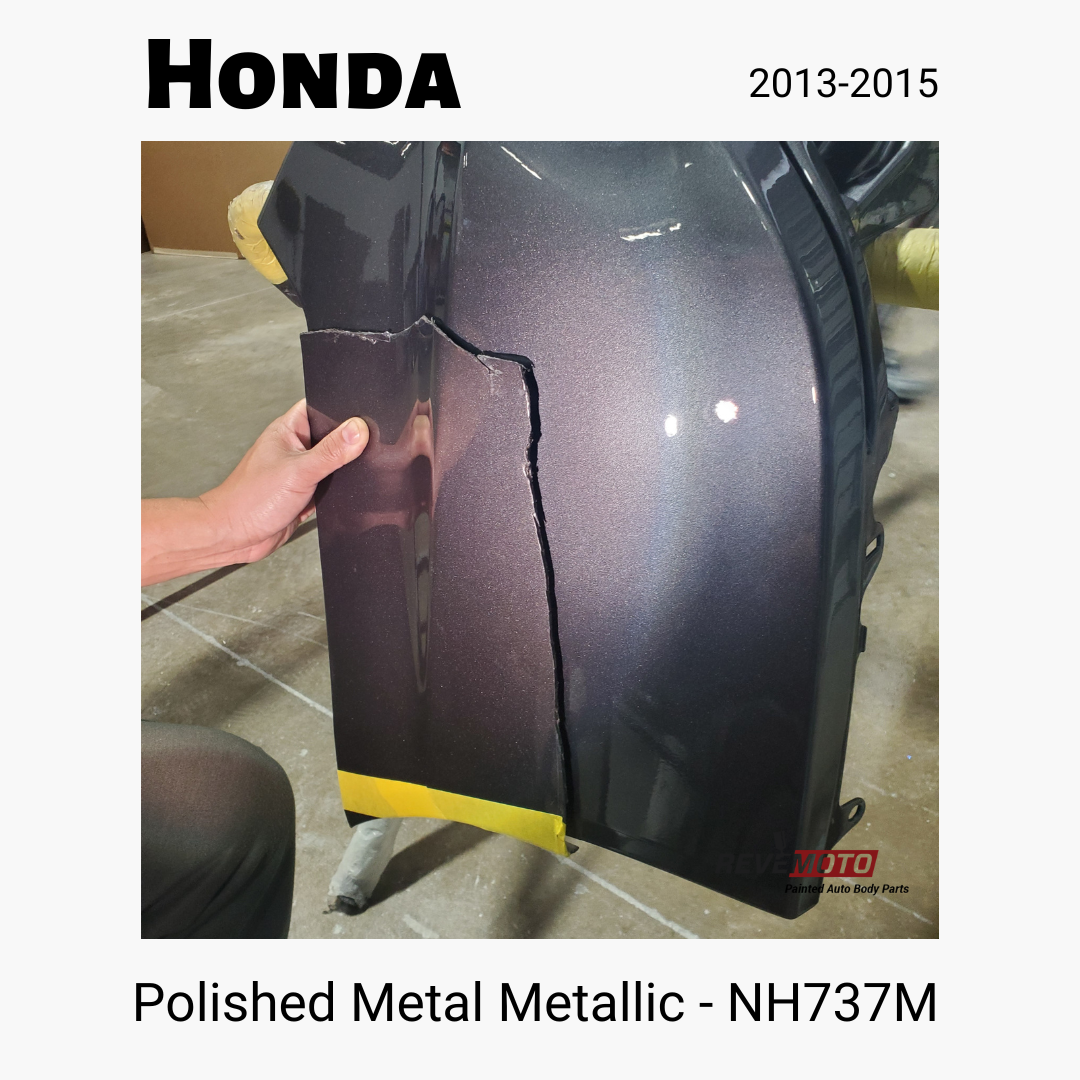 2013-2015 Honda Polished Metal Metallic (NH737M) Paint Code - ReveMoto Custom Paint Match