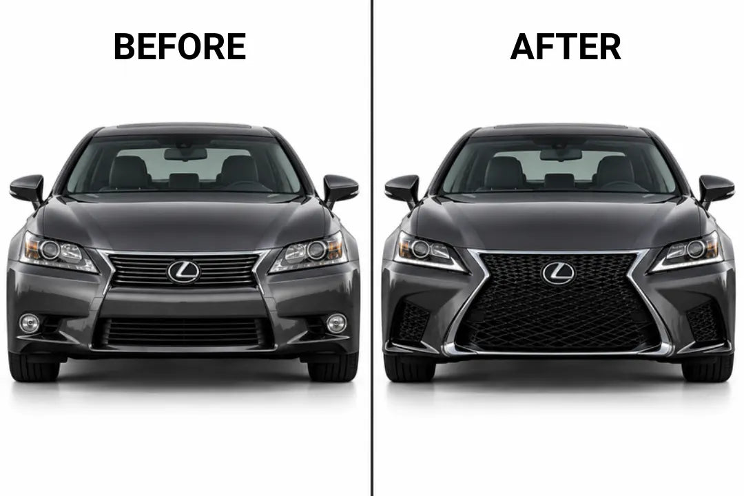 2013-2015 Lexus GS350 / GS450h to F Sport Front Bumper Conversion