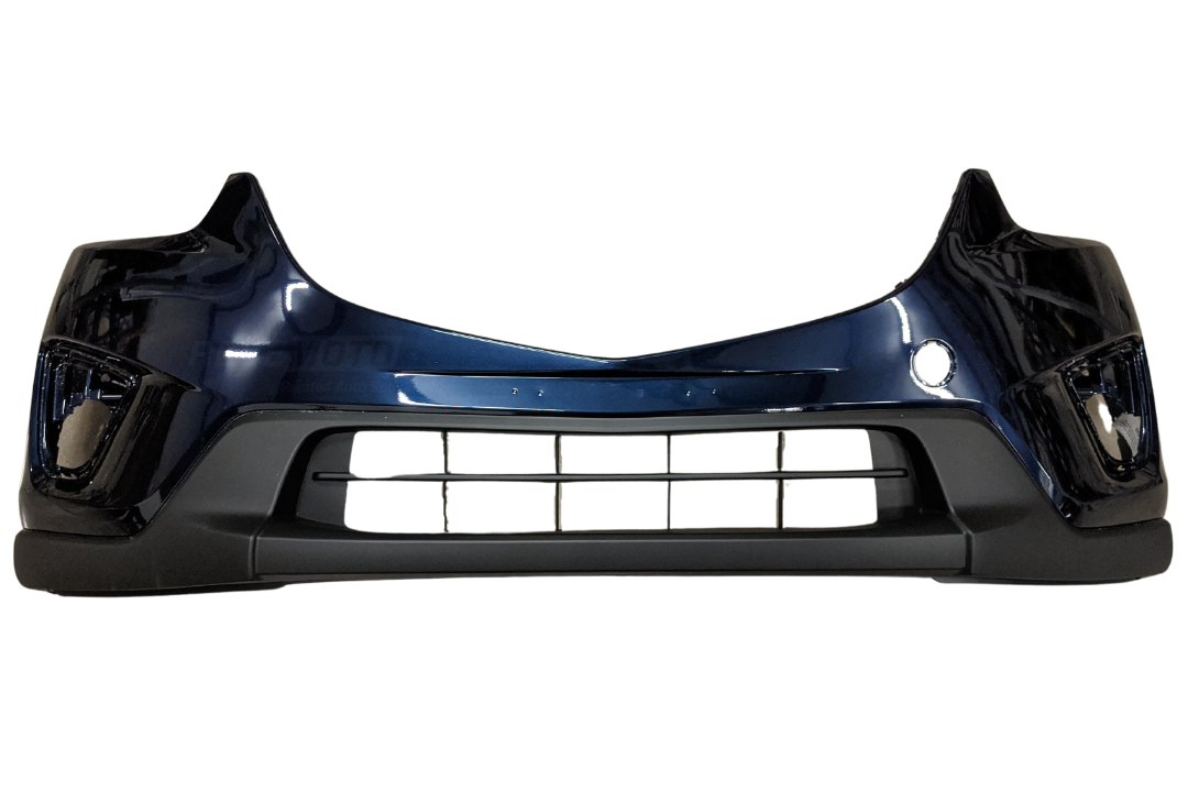 2013-2016 Mazda CX-5 Front Bumper Painted Deep Crystal Blue Metallic (42M) KD4550031BB MA1000236 ReveMoto Painted Auto Parts Replacement 