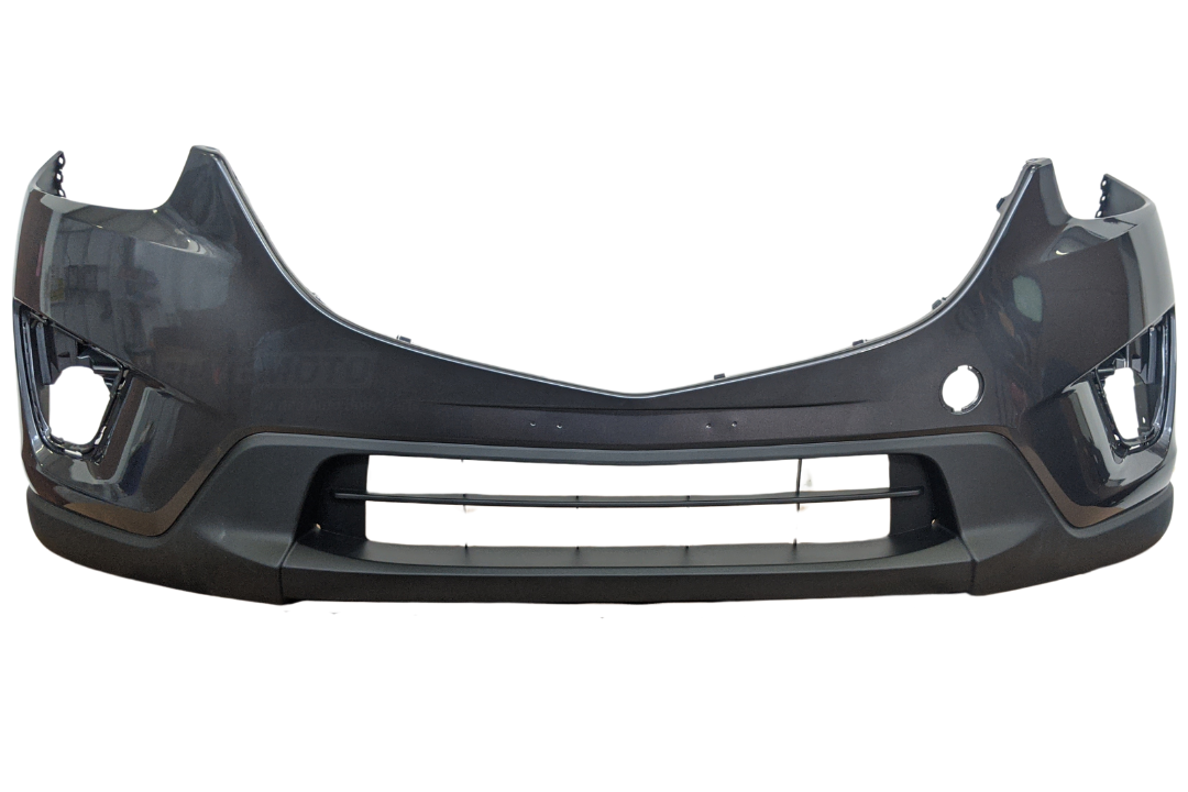2013-2016 Mazda CX-5 Front Bumper Painted Meteor Gray Mica (42A) KD4550031BB MA1000236 ReveMoto Painted Auto Parts Replacement 