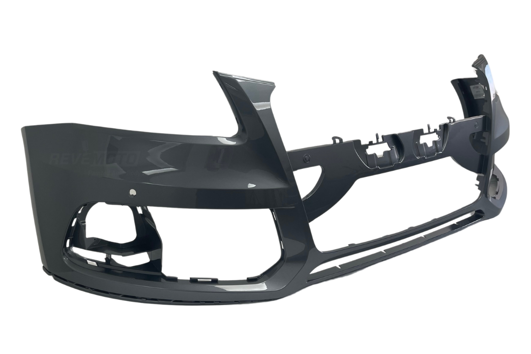 2013-2017 Audi Q5 Front Bumper Painted (WITH: Park Assist Sensor Holes) Monsoon Gray Metallic (LX7R) 8R0807065BGRU AU1000198 