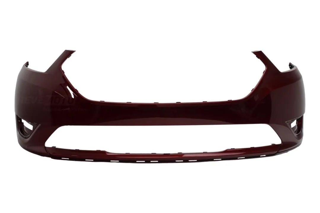 2013-2019 Ford Taurus Front Bumper Painted Ruby Red Metallic RR DG1Z17D957AAPTM FO1000666  Labeling-Photo-Drive side2
