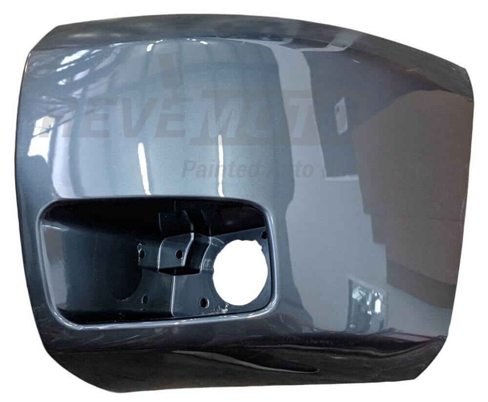 2012 Chevrolet Silverado 1500 Driver Side Front Bumper End, With Foglight, Painted Stealth Gray Metallic (WA928L)