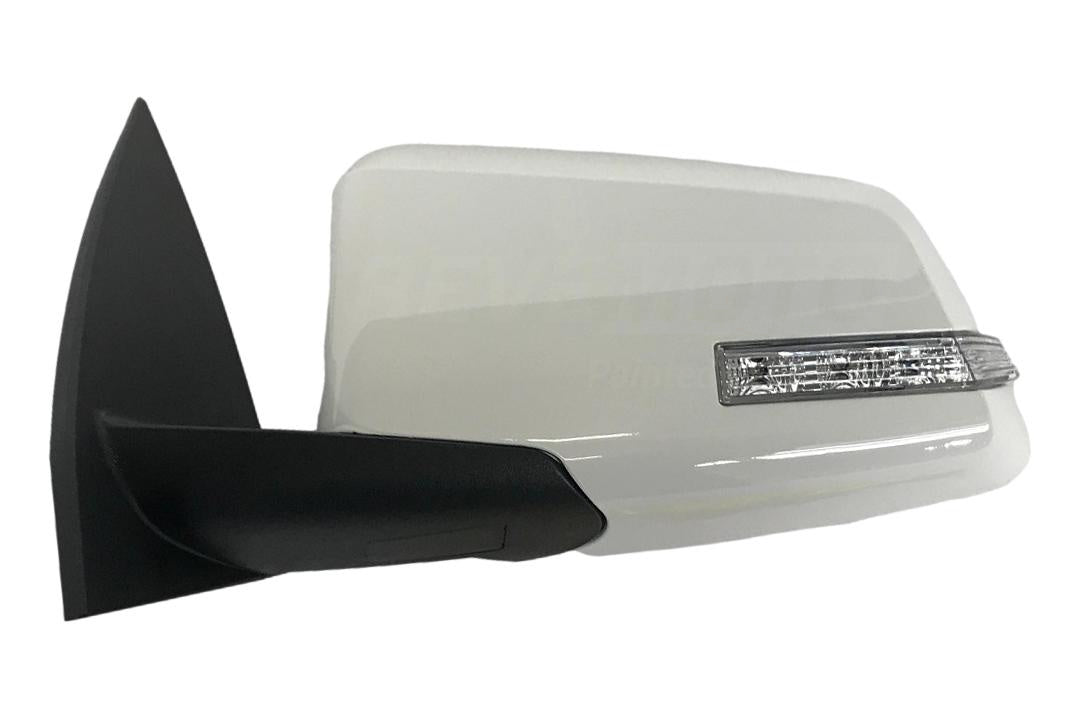 2009-2012 Chevrolet Traverse Side View Mirror Painted (WITHOUT: Power Folding | OEM) White (WA8554) 22791624 GM1320383