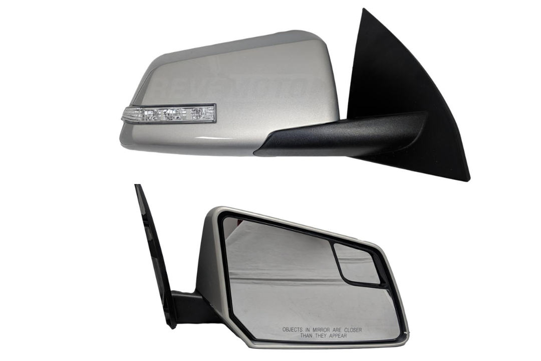 2009-2017 Chevrolet Traverse Side View Mirror Painted (WITHOUT: Power Folding | Aftermarket) Champagne Silver Metallic (WA102V) 20879275 22791625 GM1321383