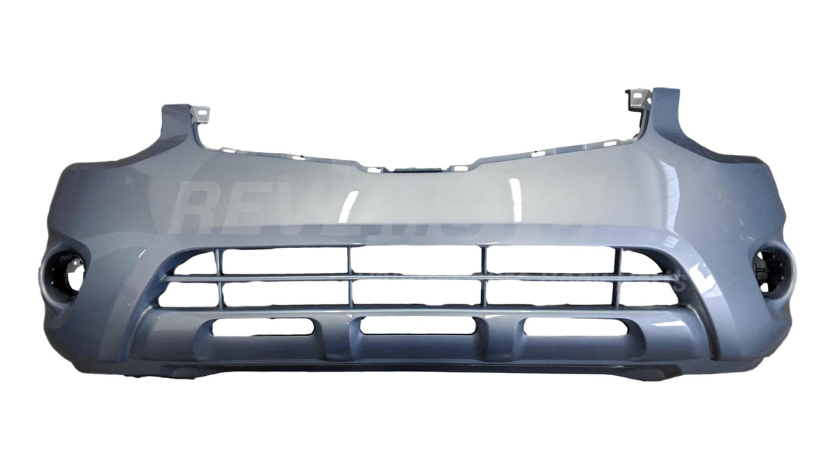 2011-2015 Nissan Rogue Front Bumper Painted Airtech Blue Metallic (FAF) 620221VK0H NI1000277
