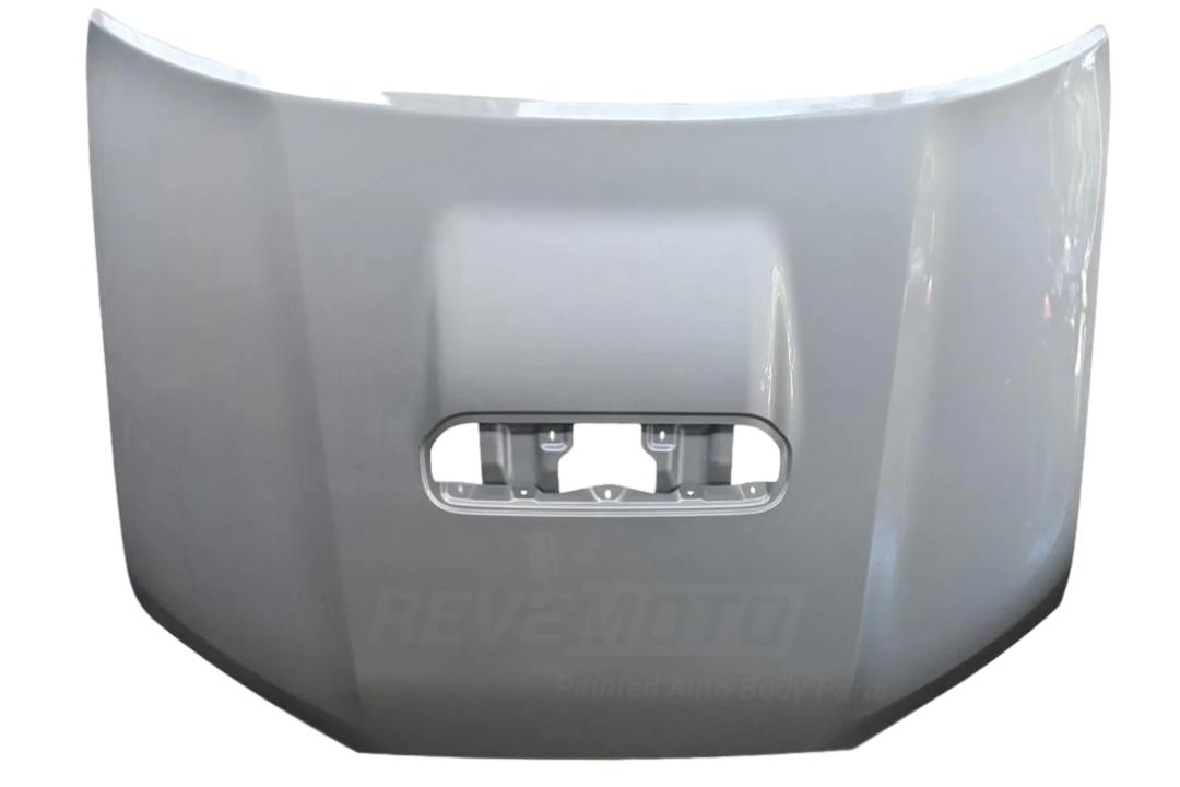 2010-2023 Toyota 4Runner Hood Painted (WITH: Scoop Opening | Does not include Hood Scoop & Hardware) Classic Silver Metallic (1F7) WITH Scoop Opening 5330135210_TO1230218
