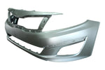 23979 2014-2015 Kia Optima _ Front Bumper Painted (Non-Hybrid) Satin Metal Metallic (STM) (Aftermarket) USA Built 865114C500 KI1000168 Side View