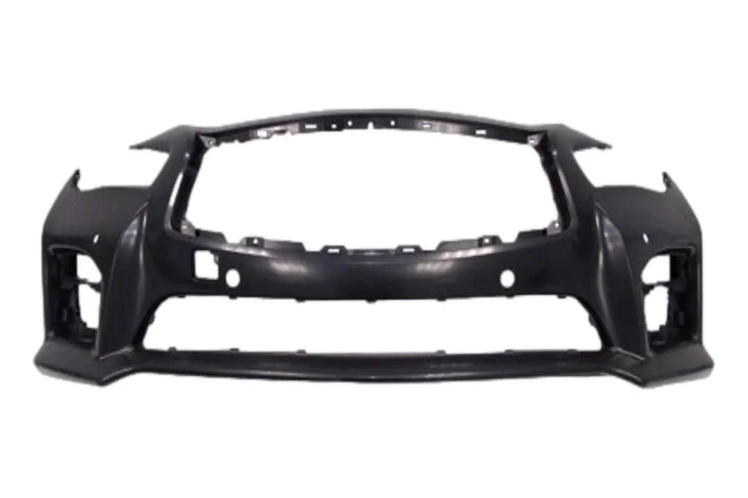 2014-2017 Infiniti Q50 converted to 2016-2017 Infiniti Q50s Front Bumper Conversion - 2014-2015 Lexus IS250 Front Bumper Painted (Sedan | WITHOUT: F-Sport) 521195E904 ReveMoto Painted Auto Parts Replacement