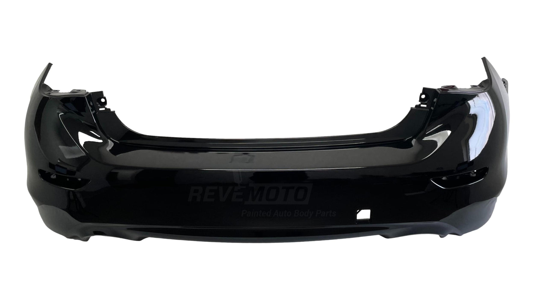 24632 - 2014-2017 Infiniti Q50 Rear Bumper Painted Black Obsidian (KH3) 850224GA0H IN1100152