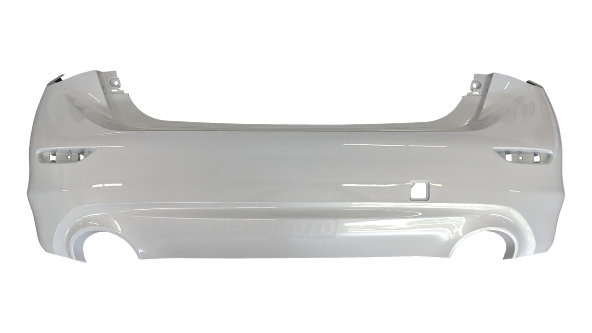 9426 2014-2017 Infiniti Q50 Rear Bumvper Painted (WITHOUT: Park Assist Sensor Holes) Moonlight White Pearl (QAA) 850224GA0H IN1100152