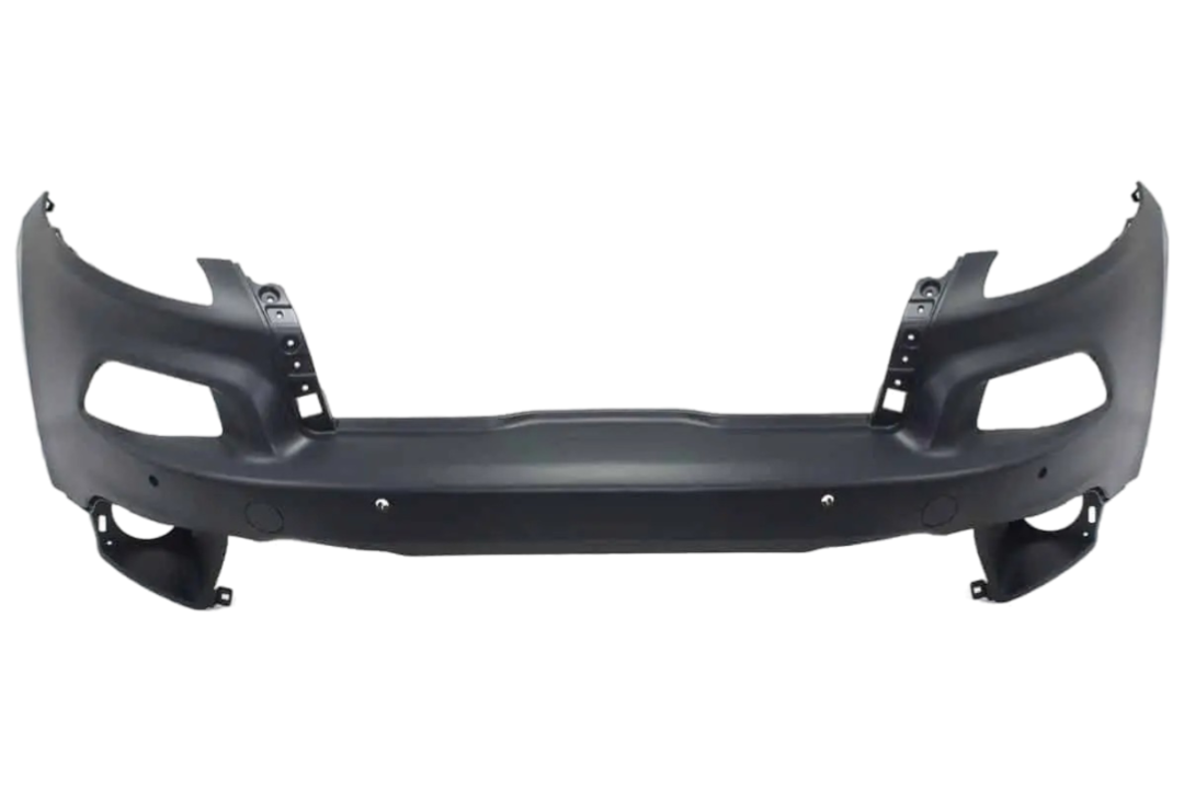 2014-2018 Jeep Cherokee Front Bumper Painted (Except: TrailHawk | WITH: Park Assist Sensor Holes) 68232188AB
