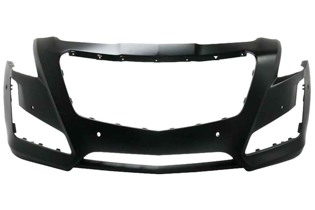 2014-2019 Cadillac CTS Front Bumper Painted (WITH: Park Assist Sensor Holes) 84033409 GM1000957 ReveMoto Replacement Painted Car Parts Painted Auto Parts