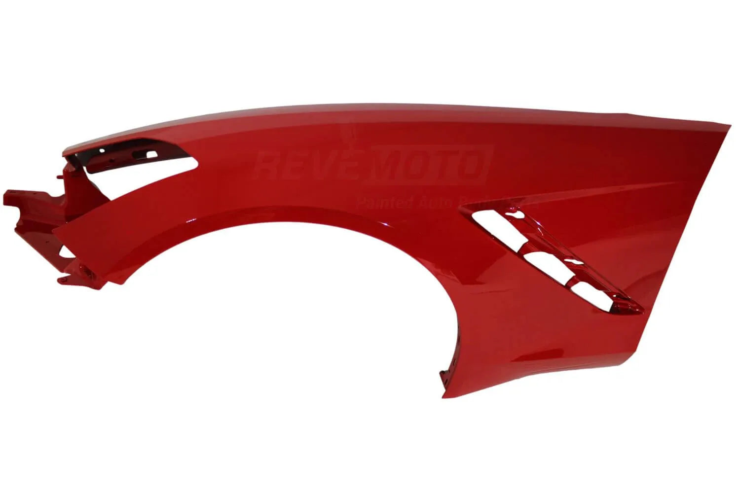2014-2019 Chevrolet Corvette Driver-Side Fender Painted Torch Red (WA9075) - Convertible Coupe Fiberglass ReveMoto Painted Auto Parts Replacement