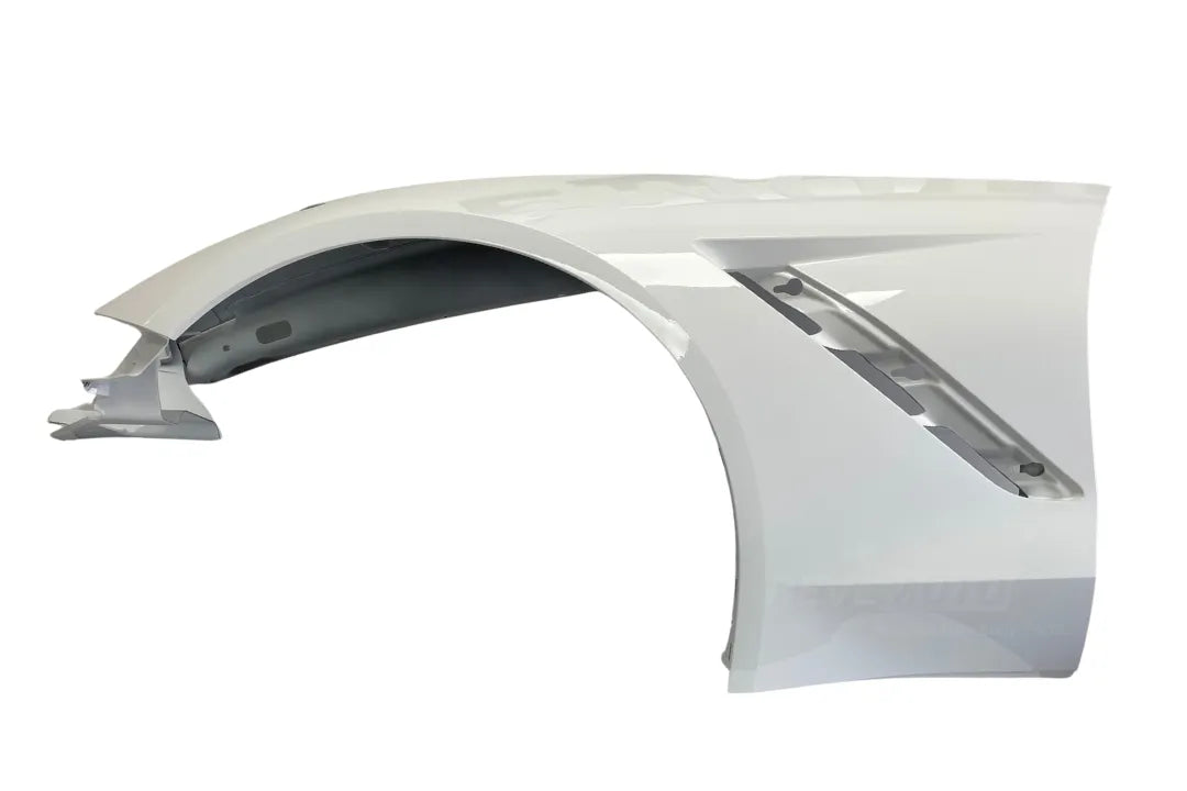 2014-2019 Chevrolet Corvette Fender Driver-Side Arctic White (WA9567) 84423756 ReveMoto Painted Auto Parts Replacement